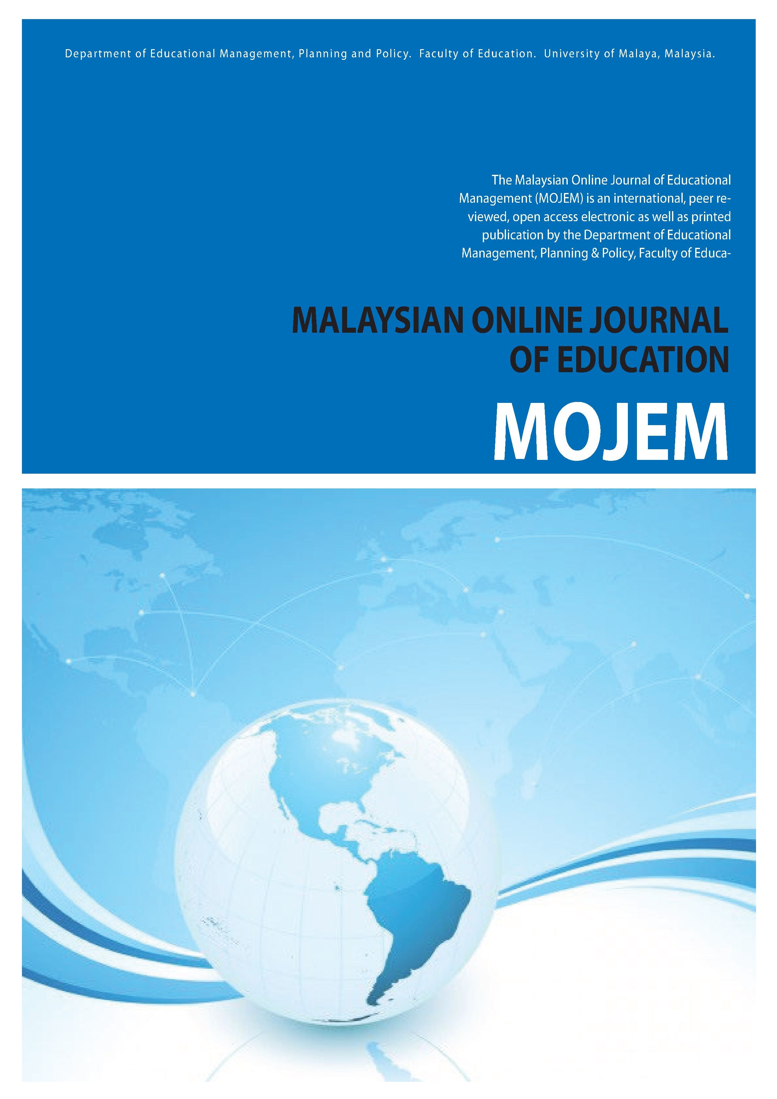 Journal Malaysian Online Journal of Educational Management