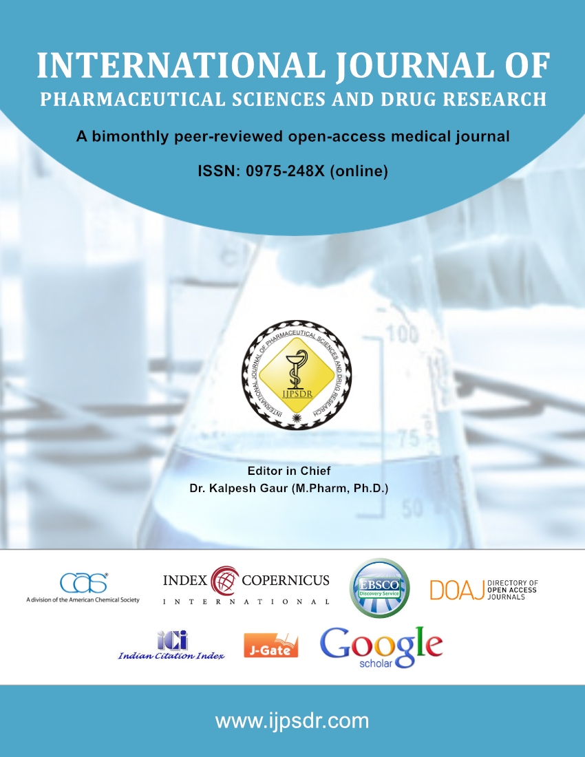 Journal International Journal of Pharmaceutical Sciences and Drug Research