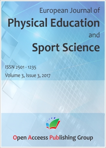 Journal European Journal Of Physical Education And Sport Science