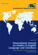 International Journal on Studies in English Language and Literature 