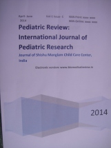 Pediatric Review: International Journal of Pediatric Research