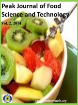 Peak Journal of Food Science and Technology 