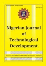 Nigerian Journal of Technological Development