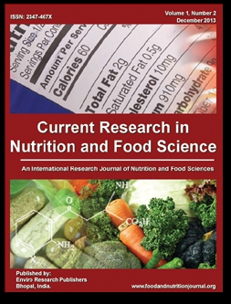 Journal: Current Research in Nutrition and Food Science