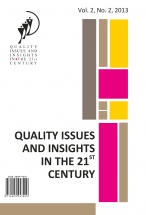 Quality Issues and Insights  in the 21st Century 