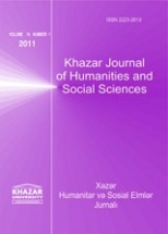 Khazar Journal of Humanities and Social Sciences
