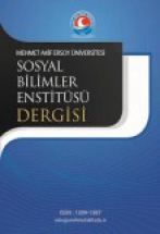 Mehmet Akif Ersoy University  Journal of Social Science Institute