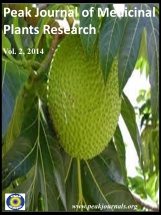 Peak Journal of Medicinal Plants Research