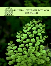 JOURNAL OF PLANT BIOLOGY RESEARCH