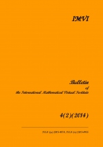 Bulletin of the International Mathematical Virtual Institute 