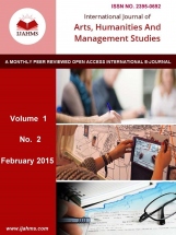 International Journal of Arts, Humanities and Management Studies