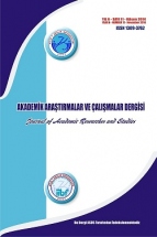 JOURNAL OF ACADEMIC RESEARCHES AND STUDIES