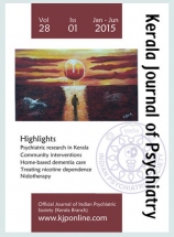 Kerala Journal of Psychiatry