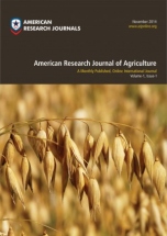 AMERICAN RESEARCH JOURNAL OF AGRICULTURE