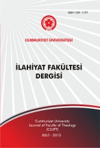 Cumhuriyet Üniversitesi İlahiyat Fakültesi Dergisi/Cumhuriyet University Journal of Faculty of Theol