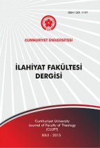 Cumhuriyet Üniversitesi İlahiyat Fakültesi Dergisi/C. University Journal of Faculty of Theology