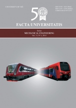 Facta Universitatis, Series: Mechanical Engineering