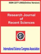 Research Journal of Recent Sciences