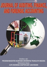  Journal Of Auditing, Finance and Forensic Accounting