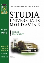 Studia Universitatis Moldaviae. Stiinte umanistice
