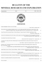 Bulletin of the Mineral research and exploration