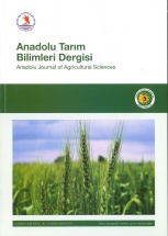 Anadolu Journal of Agricultural Sciences