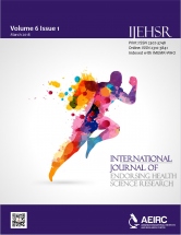  INTERNATIONAL JOURNAL OF ENDORSING HEALTH SCIENCE RESEARCH