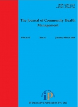  The Journal of Community Health Management