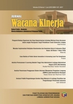 Jurnal Wacana Kinerja: Kajian Praktis-Akademis Kinerja dan Administrasi Pelayanan Publik