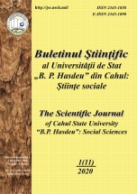 Buletinul Științific al Universității de Stat „B.P. Hasdeu” din Cahul: Științe Sociale
