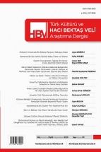 Türk Kültürü ve Hacı Bektaş Veli Araştırma Dergisi