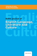Baltic Journal of English Language, Literature and Culture