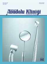 Anatolian Clinic Journal of Medical Science / Anadolu Kliniği Tıp Bilimleri Dergisi