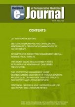 The Greek e-journal of Perioperative Medicine