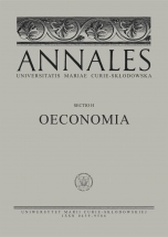 Annales Universitatis Mariae-Curie-Skłodowska sec. H Oeconomia