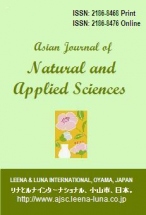 Asian Journal of Natural & Applied Sciences 