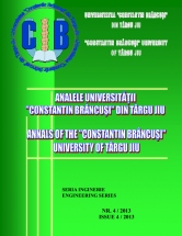 Annals of „Constantin Brâncuşi” University of  Târgu Jiu ENGINEERING SERIES 