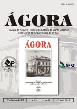 ÁGORA: Revista do Arquivo Público do Estado de Santa Catarina & Curso de Arquivologia da Universidad