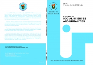 Vietnam Journal of Social Sciences and Humanities 
