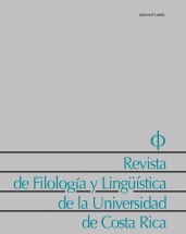 Revista de Filología y Lingüística de la Universidad de Costa Rica