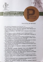 journal of Philosophical Investigations
